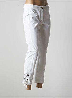 Pantalon 7/8 stretch taille normale blanc AIRFIELD femme