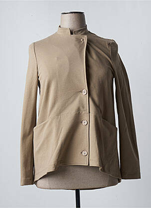 Veste casual coupe droite marron GUS femme