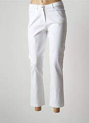 Pantalon 7/8 blanc CHRISTINE LAURE pour femme seconde vue