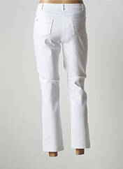 Pantalon 7/8 blanc CHRISTINE LAURE pour femme seconde vue
