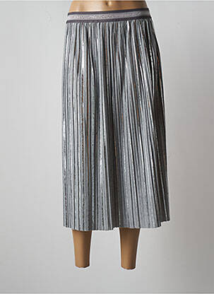 Jupe mi-longue coupe évasée gris THOMAS RABE femme