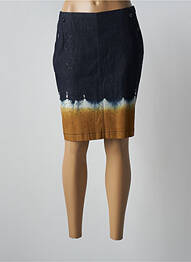 Jupe mi-longue stretch bleu FUEGO WOMAN femme