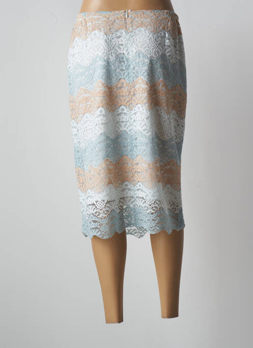 Jupe mi-longue beige GREGORY PAT pour femme