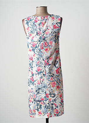 Robe mi-longue imprimé fantaisie sans manche blanc ESPRIT DE LA MER femme
