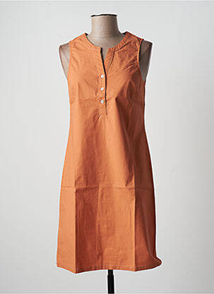 Robe courte sans manche sans manche marron ESPRIT DE LA MER femme