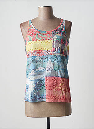 Top tissage jersey sans manche bleu ESPRIT DE LA MER femme