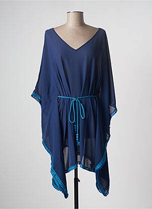 Robe de plage fermeture liens à nouer bleu SIMONE PERELE femme