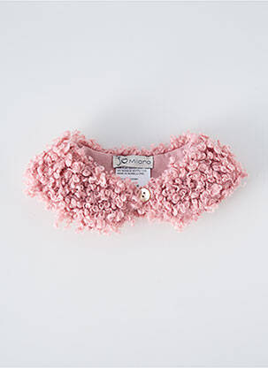 Col / tour de cou rose J.O MILANO enfant