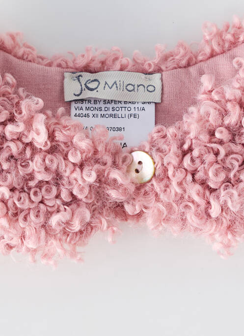 Col / Tour de cou rose J.O MILANO pour enfant