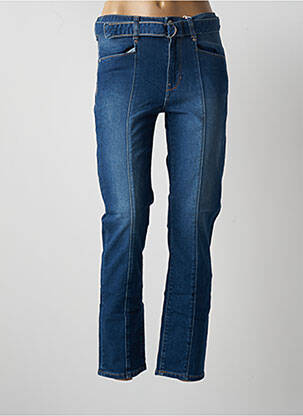Jeans skinny taille haute taille haute bleu GUESS femme