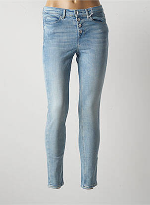 Jeans skinny taille haute taille haute bleu GUESS femme