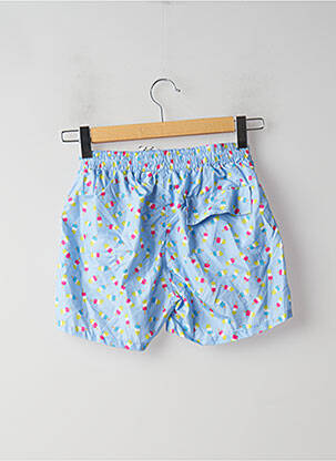 Short de bain imprimé fantaisie bleu DAN JOHN homme