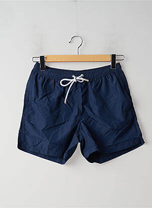 Short de bain tissage imperméable bleu DAN JOHN homme