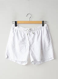 Short de bain tissage imperméable blanc DAN JOHN homme