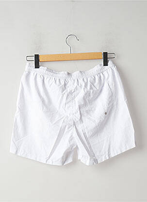 Short de bain tissage imperméable blanc DAN JOHN homme