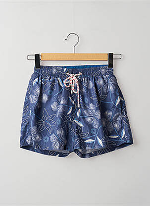 Short de bain imprimé fantaisie bleu DAN JOHN homme