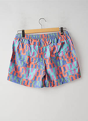Short de bain imprimé fantaisie bleu DAN JOHN homme