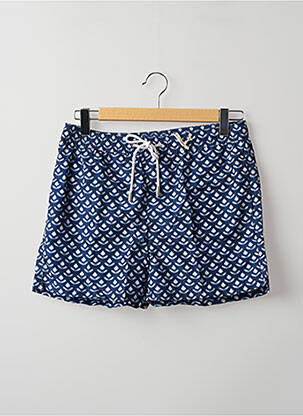 Short de bain imprimé fantaisie bleu DAN JOHN homme