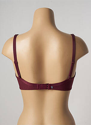 Soutien-gorge broderie haut soutien-gorge emboitant rouge SIMONE PERELE femme