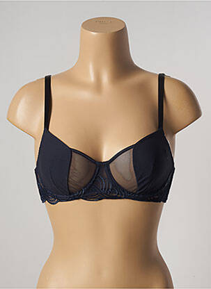 Soutien-gorge tissage tulle haut soutien-gorge emboitant bleu SIMONE PERELE femme