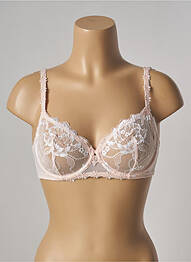 Soutien-gorge broderie haut soutien-gorge emboitant rose SIMONE PERELE femme