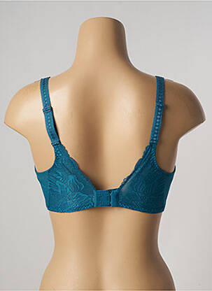 Soutien-gorge broderie haut soutien-gorge emboitant bleu SIMONE PERELE femme