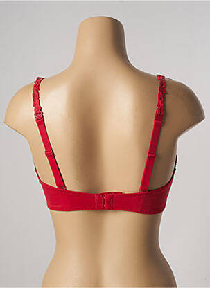 Soutien-gorge broderie haut soutien-gorge moulé rouge SIMONE PERELE femme
