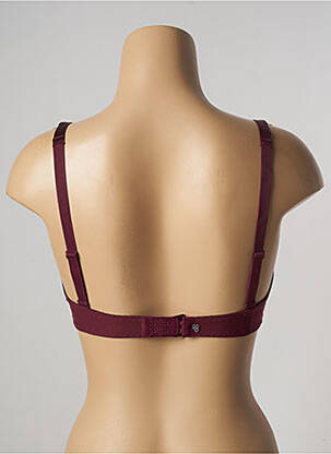 Soutien-gorge effet matière satinée haut soutien-gorge moulé rouge SIMONE PERELE femme