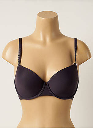 Soutien-gorge effet matière satinée haut soutien-gorge moulé violet SIMONE PERELE femme