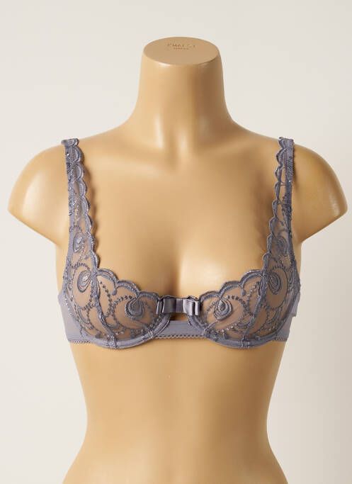 Soutien-gorge broderie gris PASSIONATA femme
