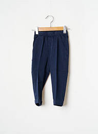 Pantalon slim tissage popeline taille élastique bleu J.O MILANO fille