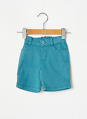 Bermuda tissage popeline taille élastique bleu J.O MILANO garcon