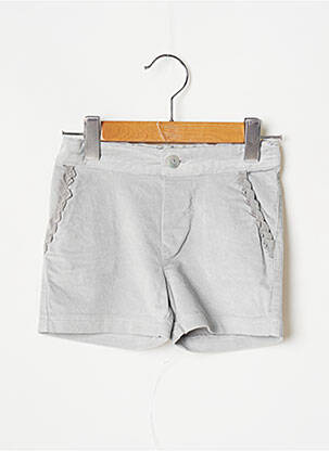 Short stretch taille ajustable gris J.O MILANO fille