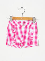 Short taille normale taille ajustable rose J.O MILANO fille