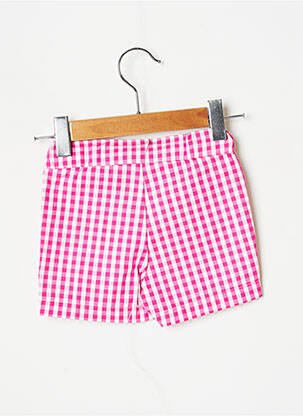 Short taille normale taille ajustable rose J.O MILANO fille