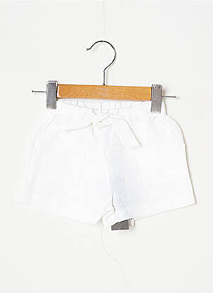 Short poches taille élastique blanc J.O MILANO fille