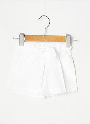 Short poches taille élastique blanc J.O MILANO fille