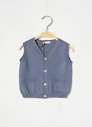 Gilet sans manche poches bleu J.O MILANO garçon