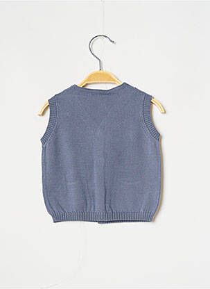 Gilet sans manche poches bleu J.O MILANO garçon