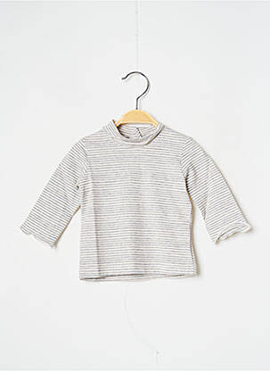 Sous-pull manches longues manches longues gris J.O MILANO enfant