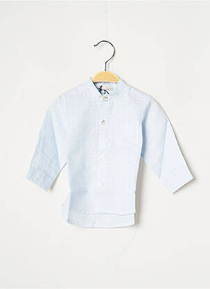 Chemise manches longues manches longues bleu J.O MILANO garçon