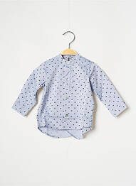 Chemise manches longues manches longues bleu J.O MILANO garcon