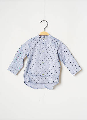 Chemise manches longues manches longues bleu J.O MILANO garcon