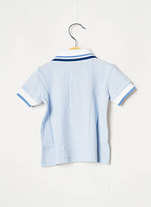 Polo coupe droite manches courtes bleu J.O MILANO garçon