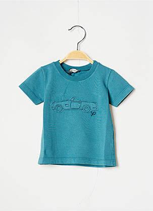 T-shirt stretch manches courtes bleu J.O MILANO garçon