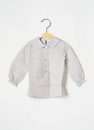 Chemisier poignets poignets élastiqués manches longues gris J.O MILANO fille