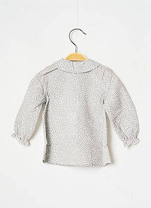 Chemisier poignets poignets élastiqués manches longues gris J.O MILANO fille