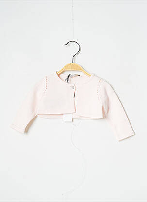 Boléro col rond rose J.O MILANO fille