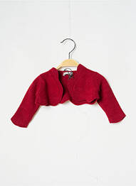 Boléro coupe cintrée rouge J.O MILANO fille