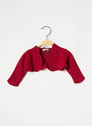 Boléro coupe cintrée rouge J.O MILANO fille